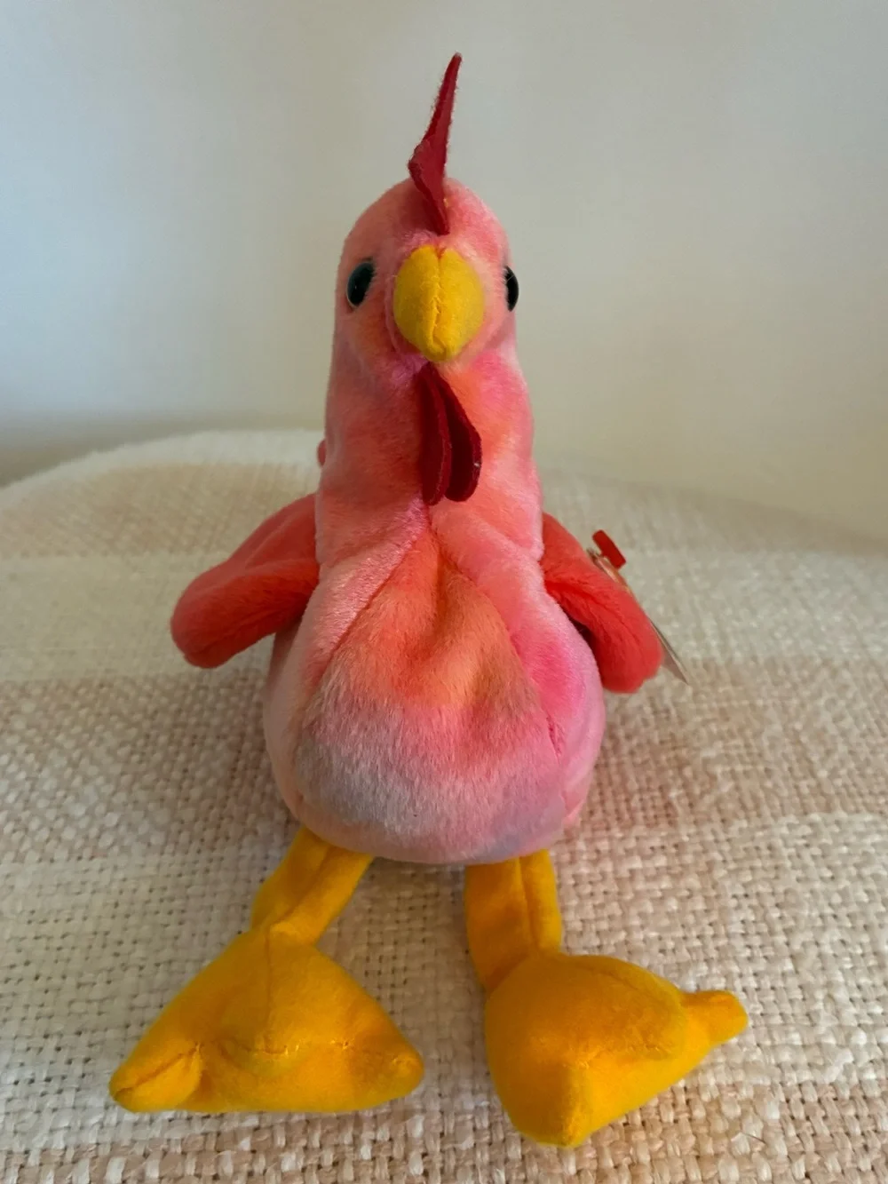 Ty Beanie Babies - “Strut” the Rooster - 90s vintage collectible with tags